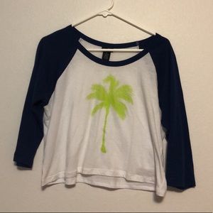 Rue 21 Palm Tree Crop Top